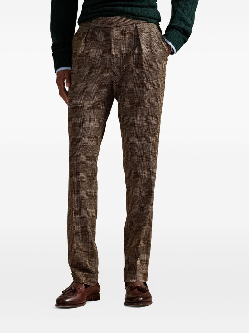 check-pattern trousers 3