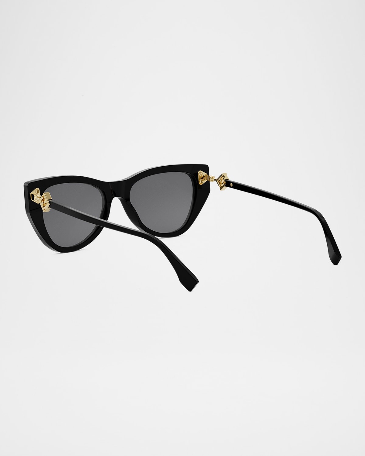 FF Diamond Logo Acetate & Nylon Cat-Eye Sunglasses - 3