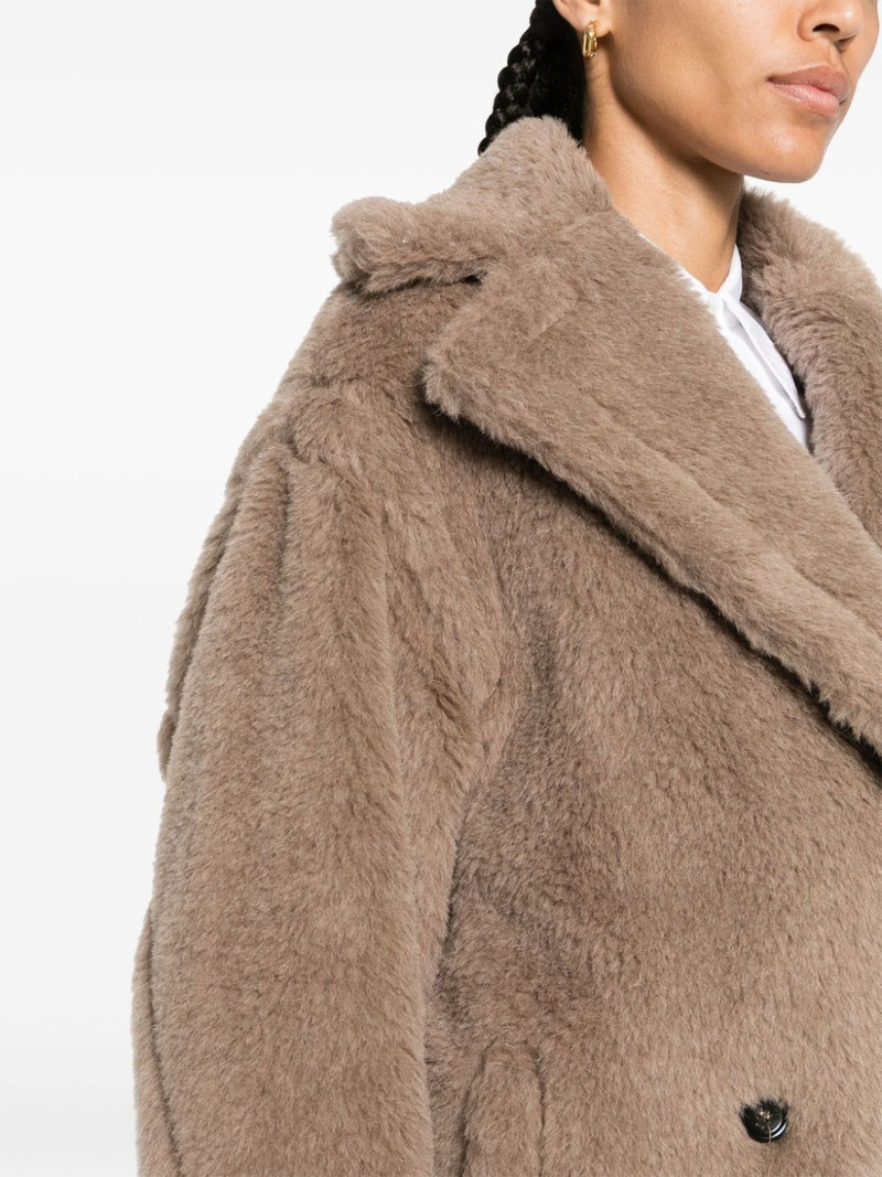 Espero faux-fur double-breasted coat 5