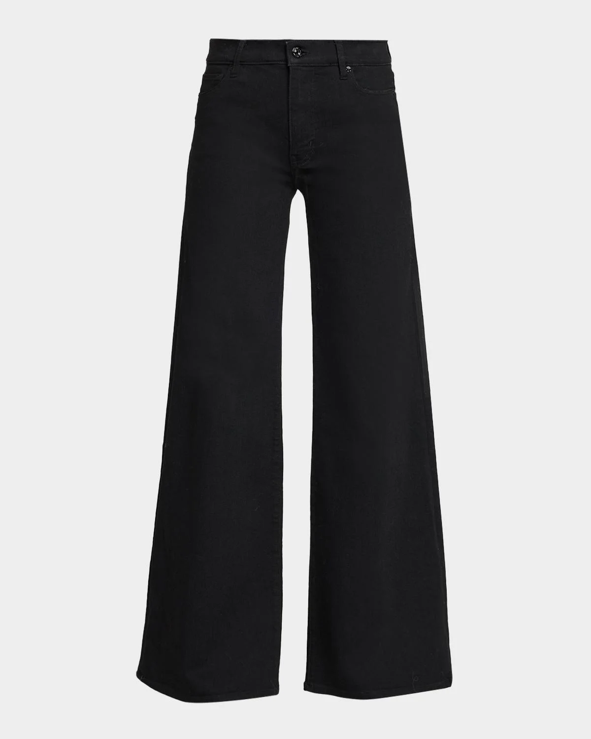 The Palace Cotton-Blend Wide-Leg Jeans - 1