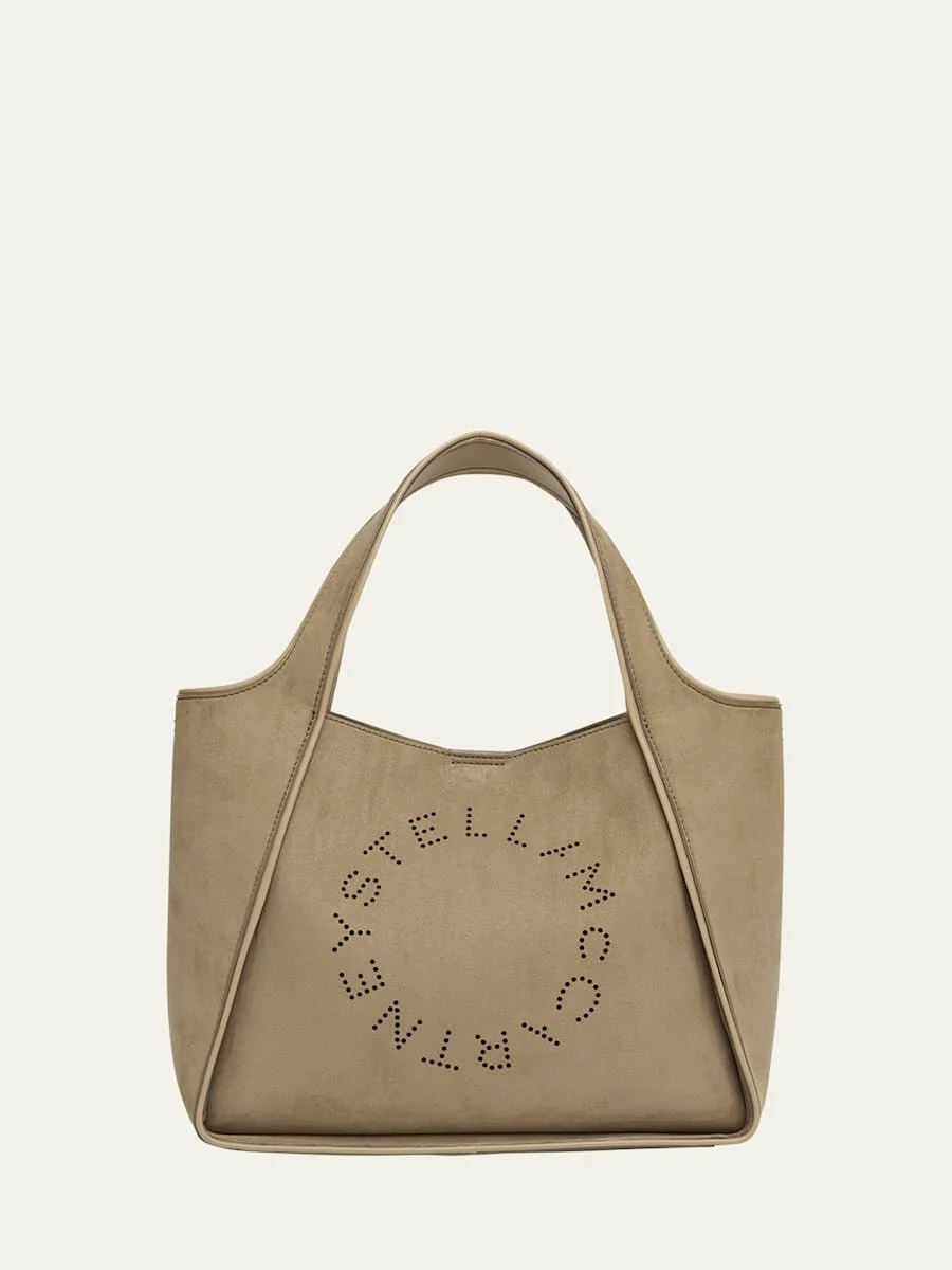 Logo Alter Suede Shoulder Bag - 1