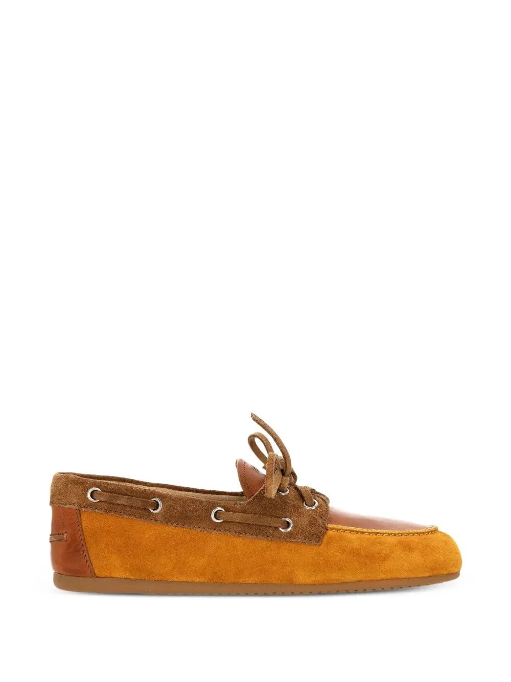 SUEDE LOAFERS WITH LACES - 1
