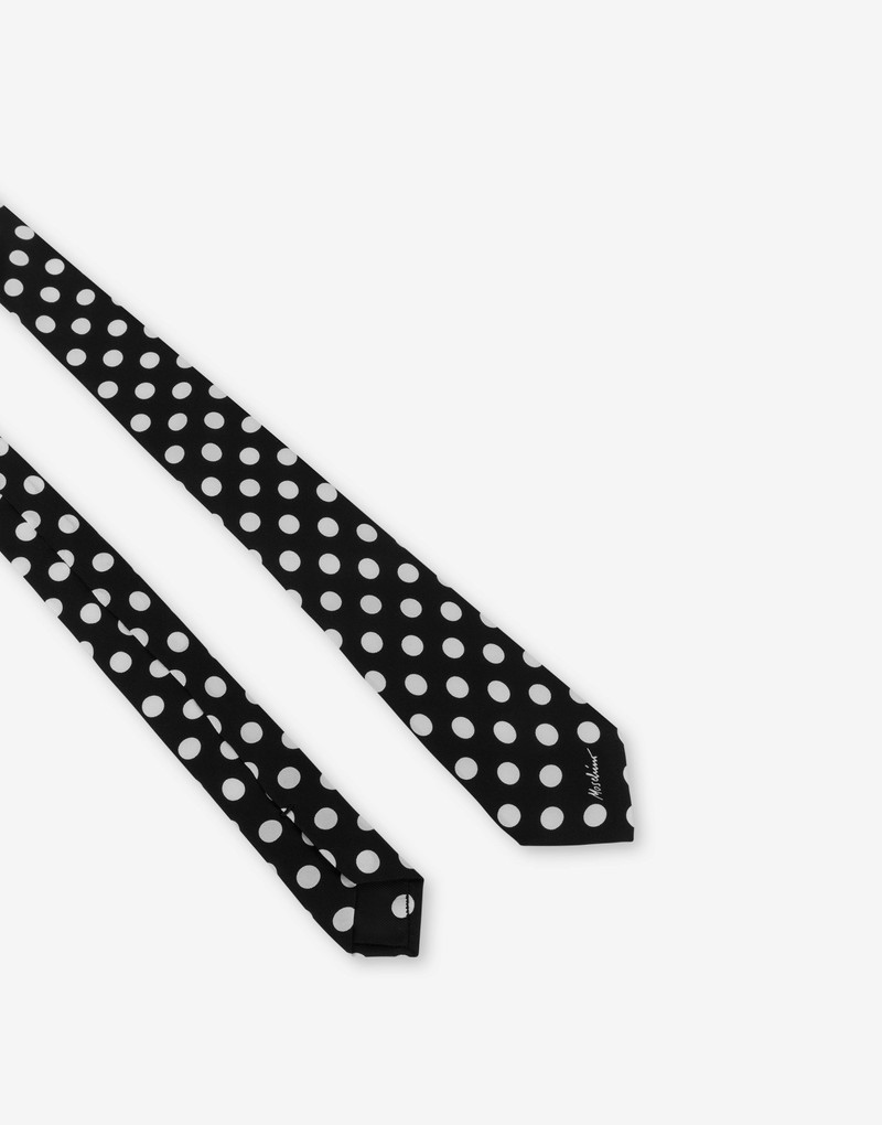 Moschino SILK TIE ALLOVER POLKA DOTS outlook