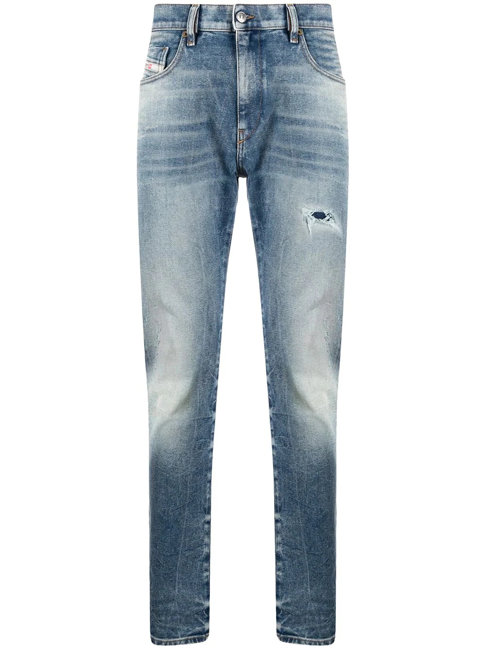 D-Strukt mid-rise slim-fit jeans - 1