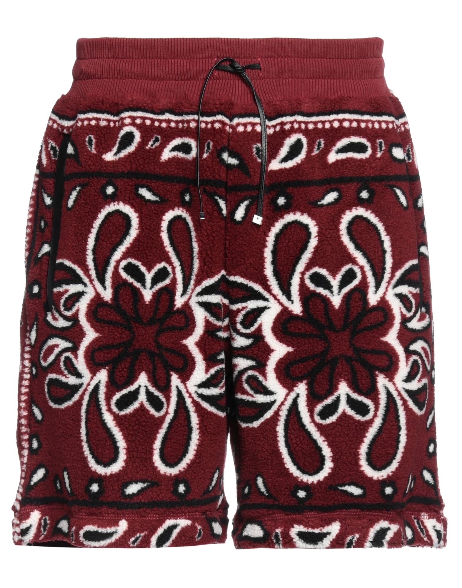Burgundy Men's Shorts & Bermuda - 1