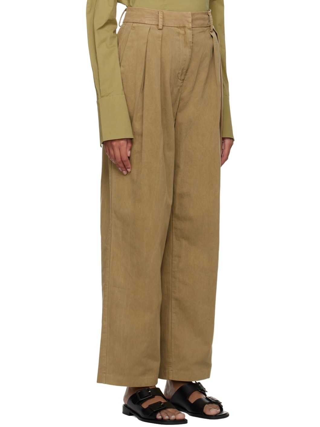 Khaki Luisa Trousers - 2