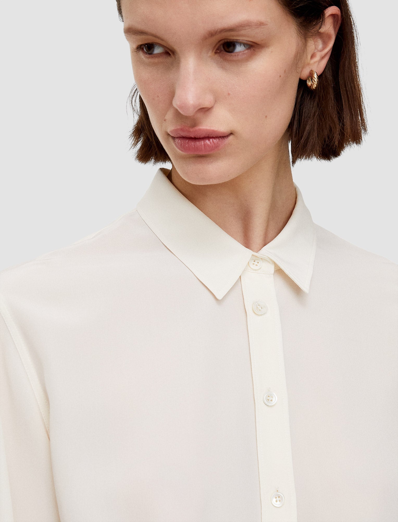 Silk Crepe de Chine Joe Blouse - 4
