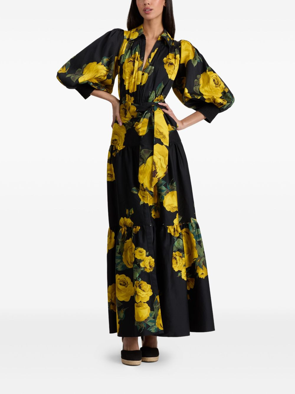 Cora tiered shirt dress - 2