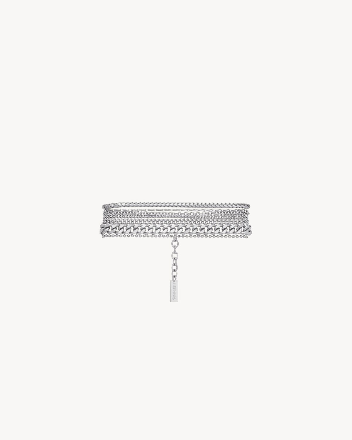 MULTI-CHAIN BRACELET IN 18K GREY GOLD - 2