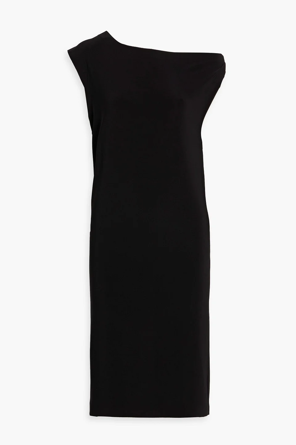 Draped stretch-jersey dress - 1