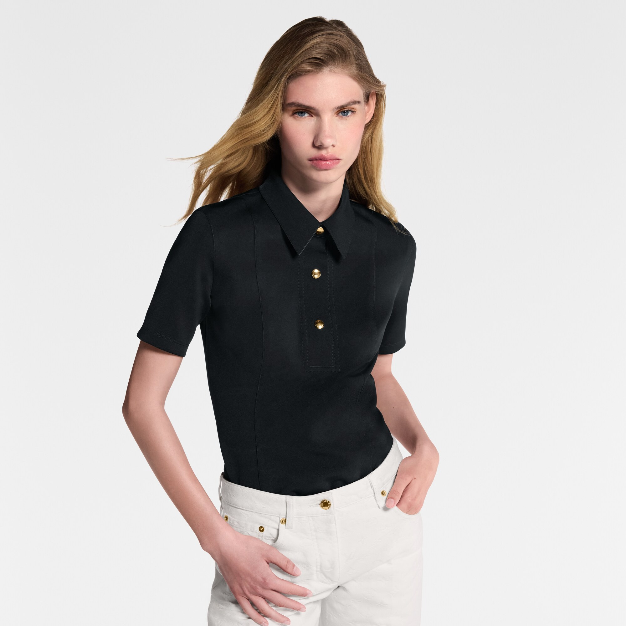 Technical Jersey Polo Top - 4