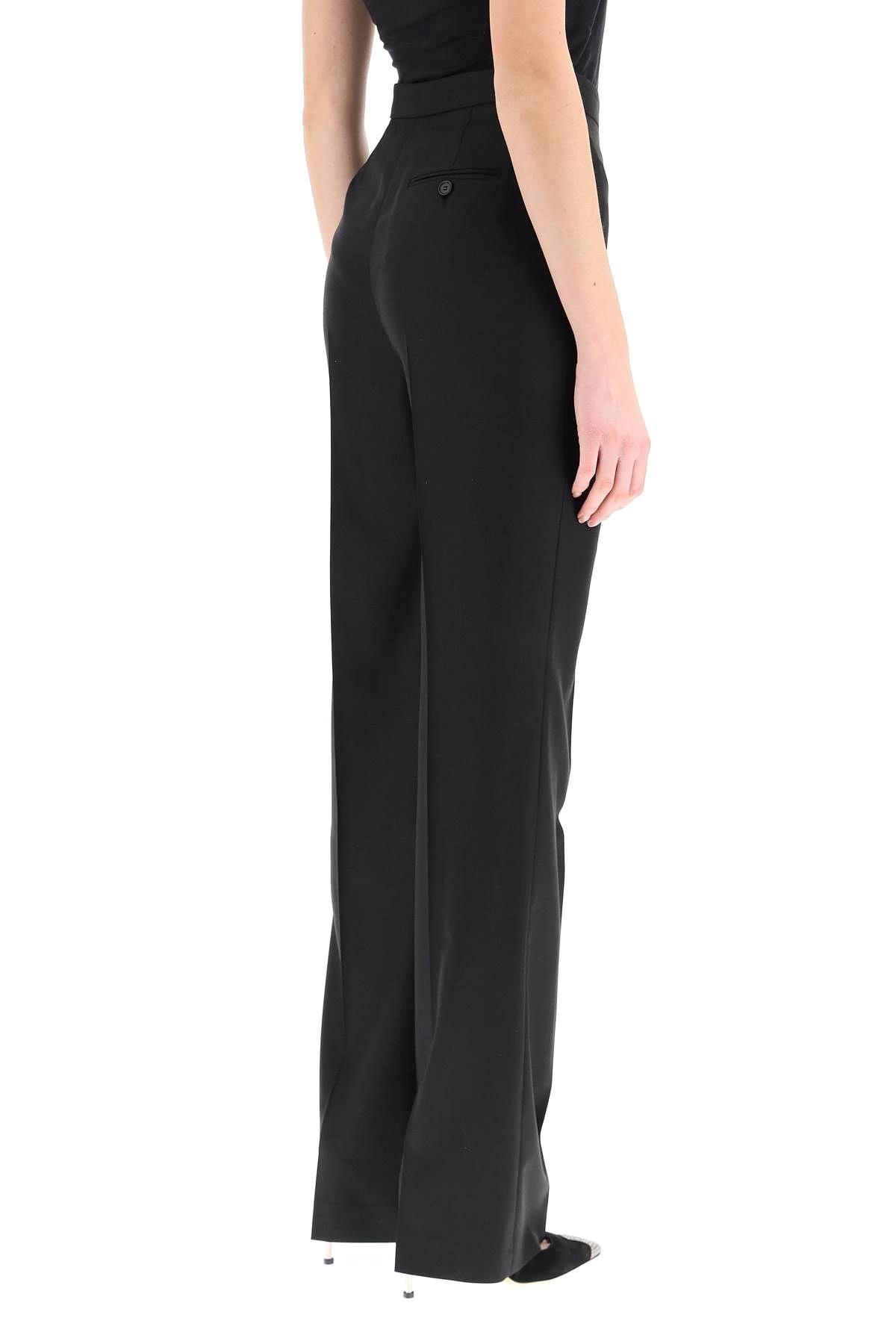 TAILORED WOOL TROUSERS - 4