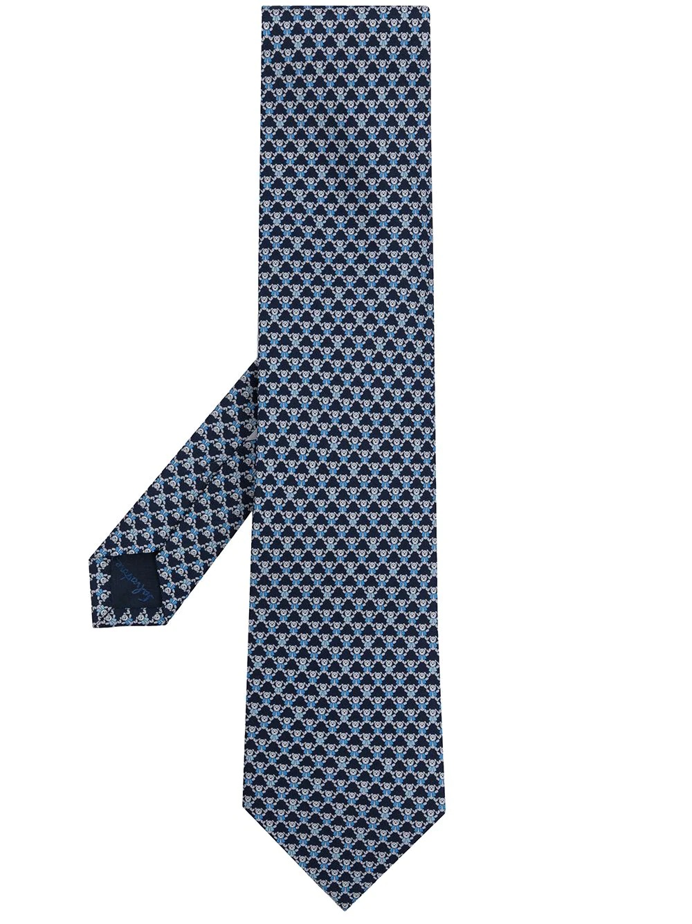 animal-pattern tie - 1