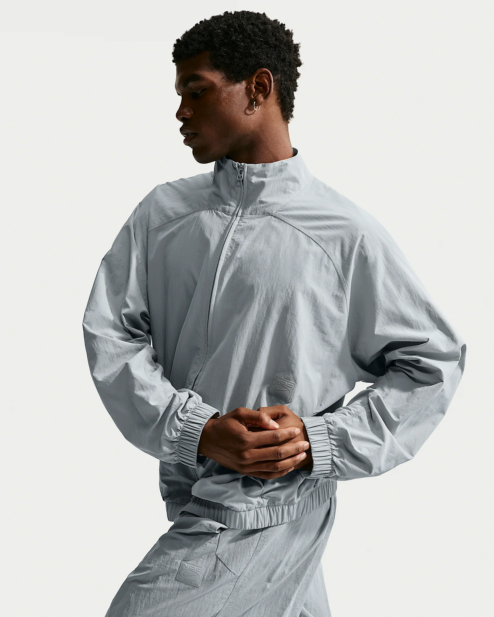 Nike Men's N.A.C. Dri-FIT Oversized Full-Zip Woven Jacket - 1