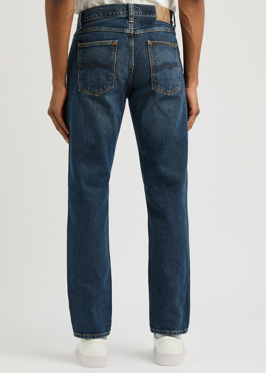 Nudie Jeans Gritty Jackson Straight-leg Jeans - 3