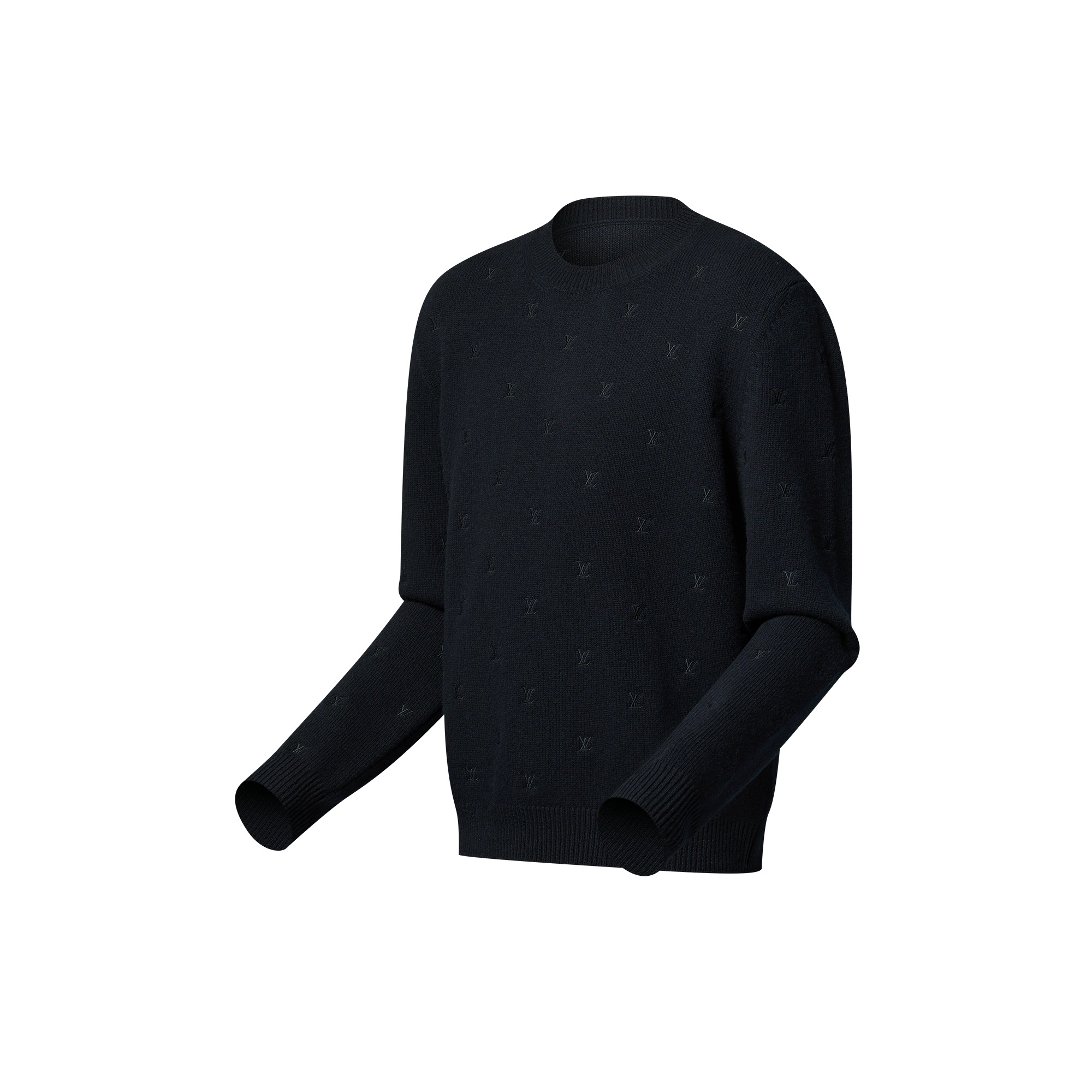LV Blason All Over Embroidered Crewneck - 2