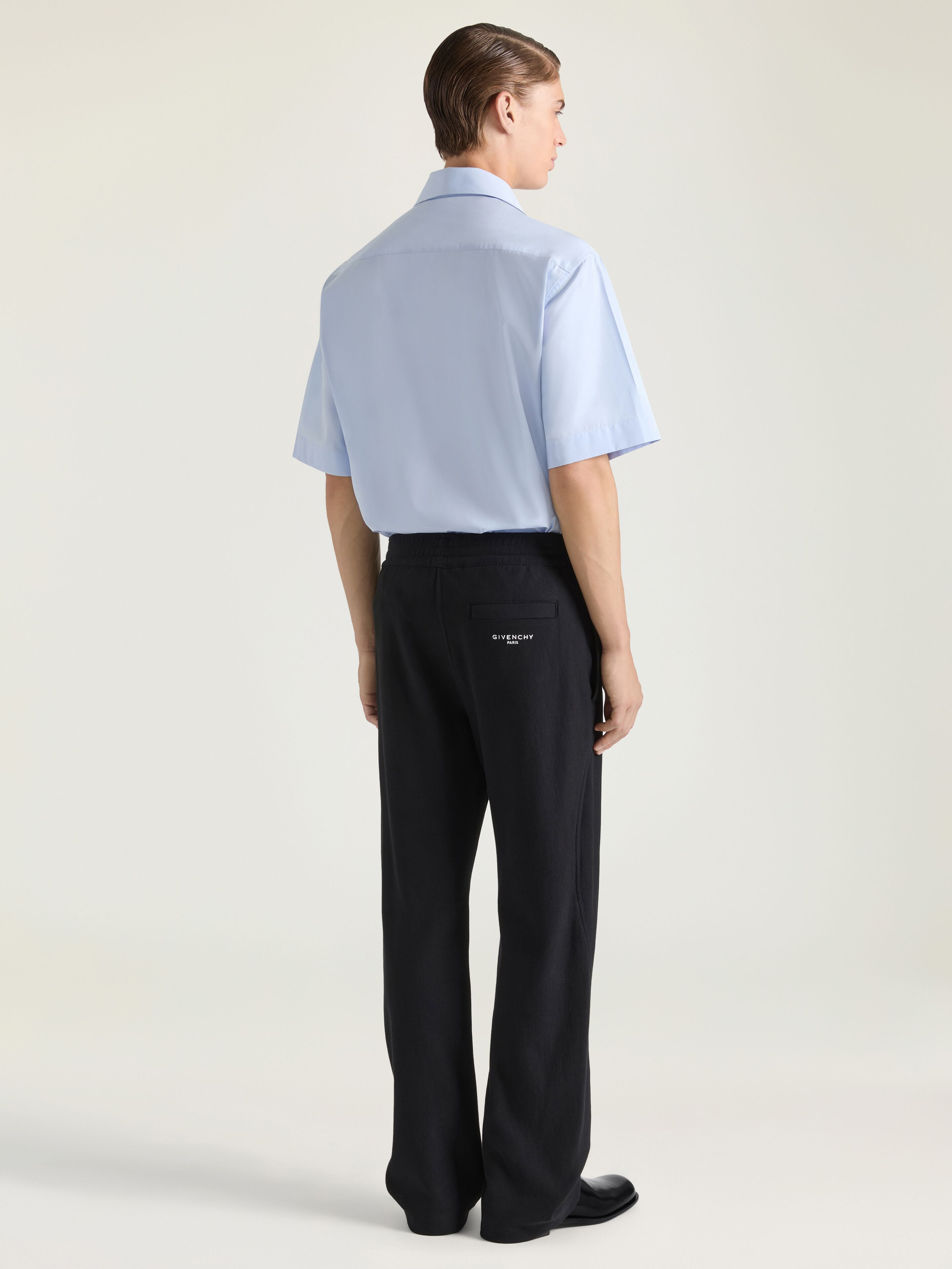 COUTURE SEAM JOGGERS IN FLEECE EMBROIDERED GIVENCHY PARIS - 3