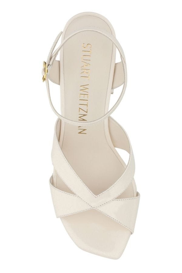 Ivory leather Miami sandals - 4