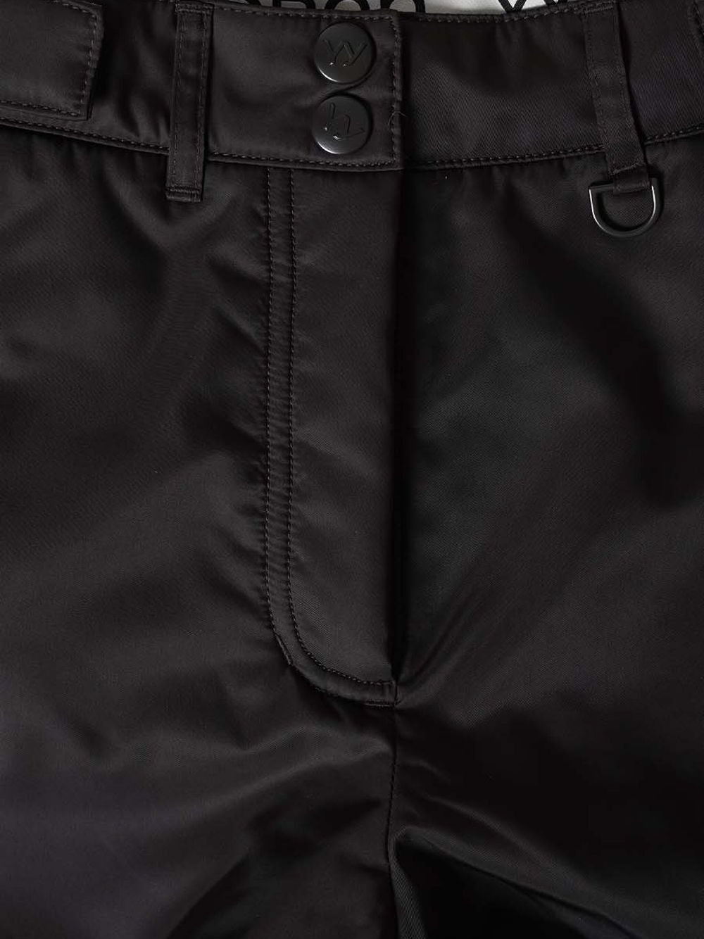 drawstring-hem wide-leg trousers - 3