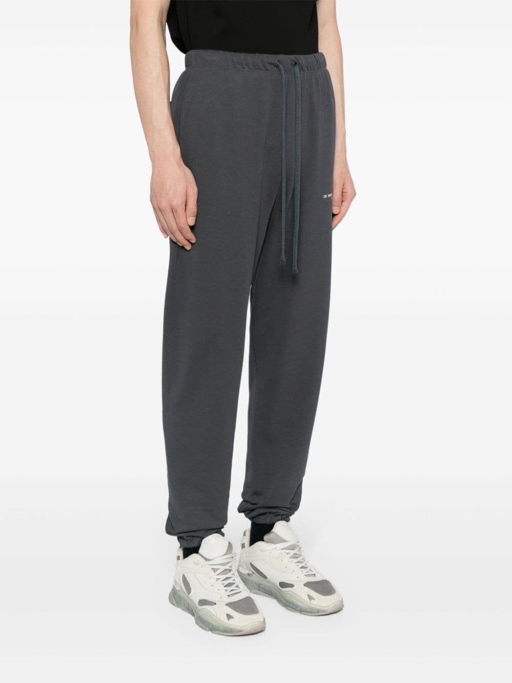logo-print cotton track pants - 3