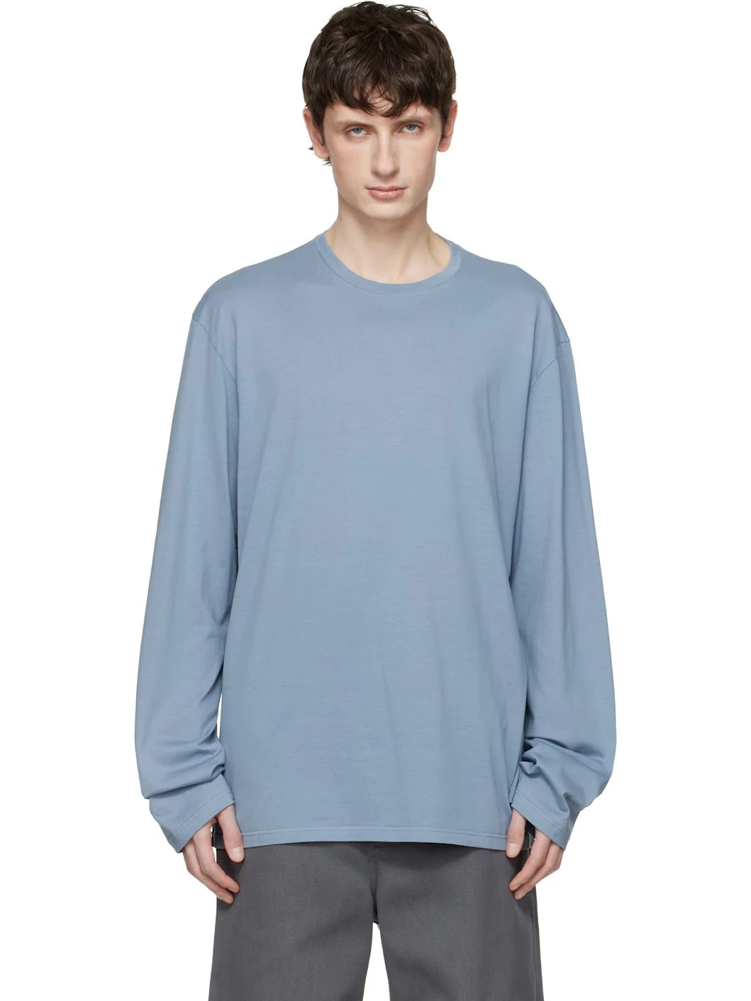 Blue Long Sleeve T-shirt - 1