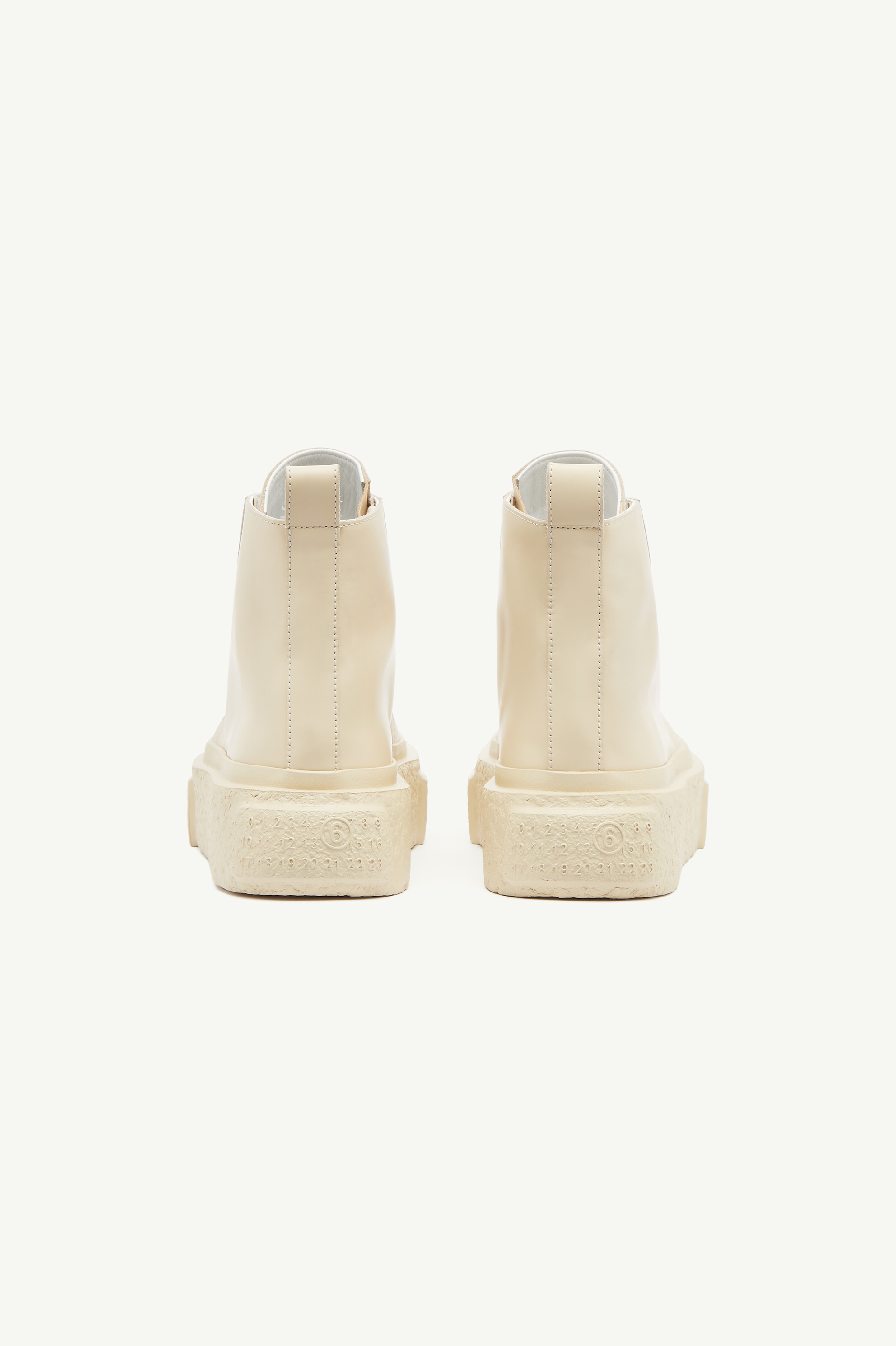 Lace-up Leather Sneakers - 3