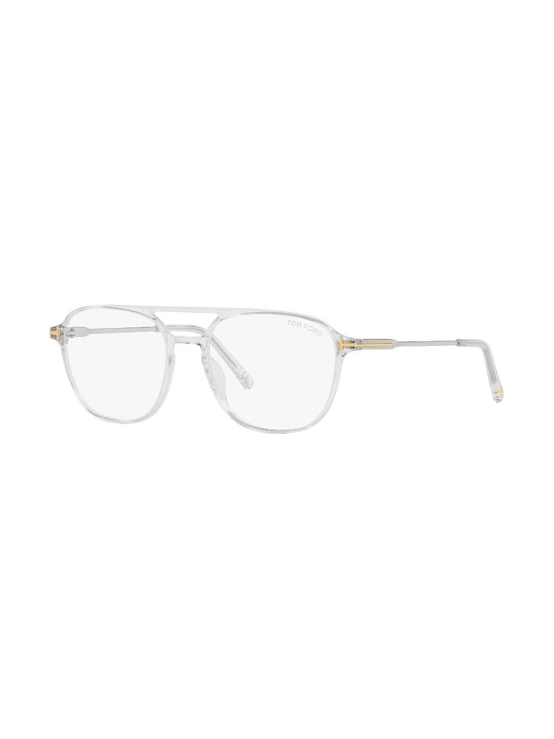 TOM FORD transparent pilot-frame glasses outlook