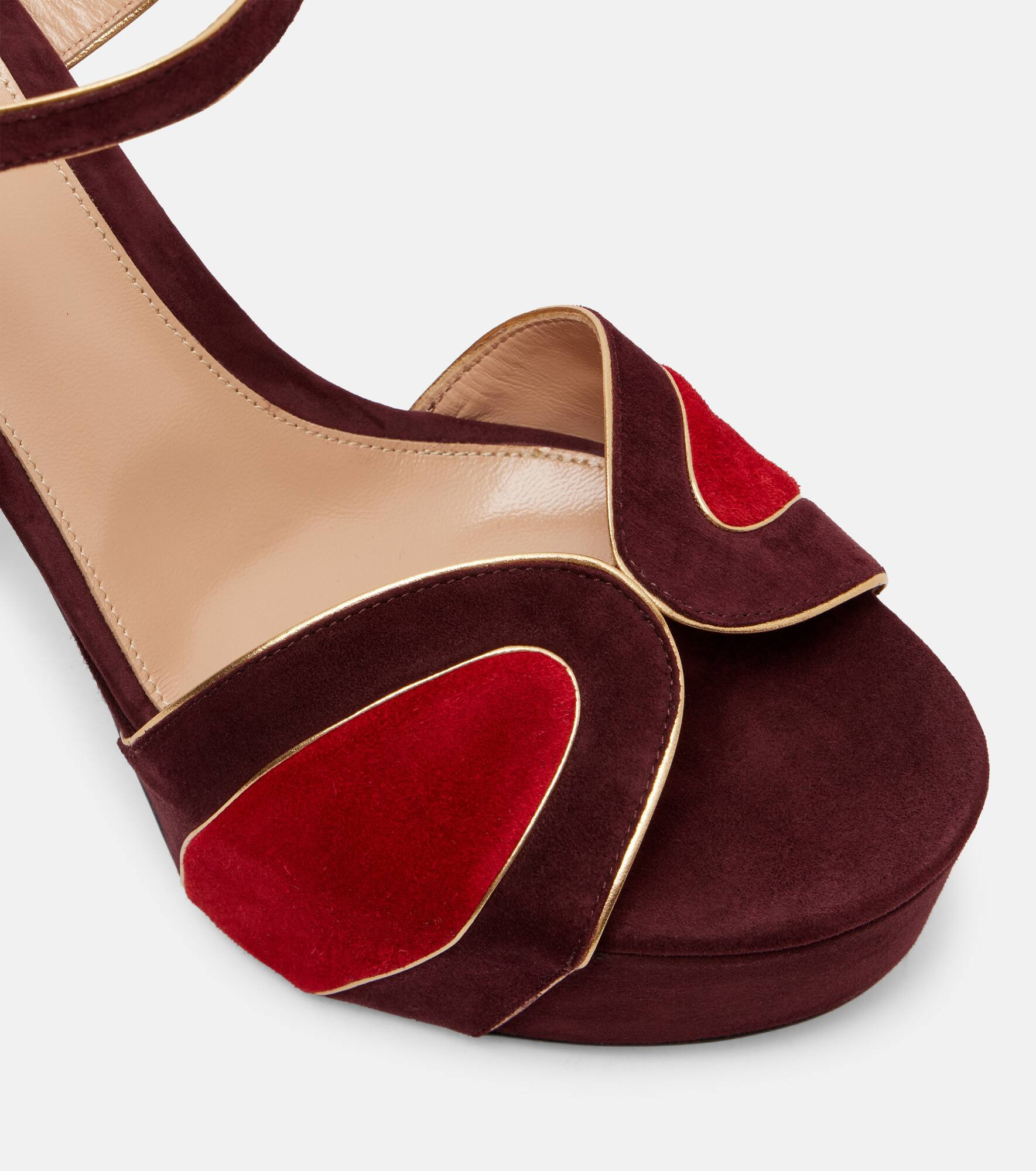 105 Suede platform sandals - 5