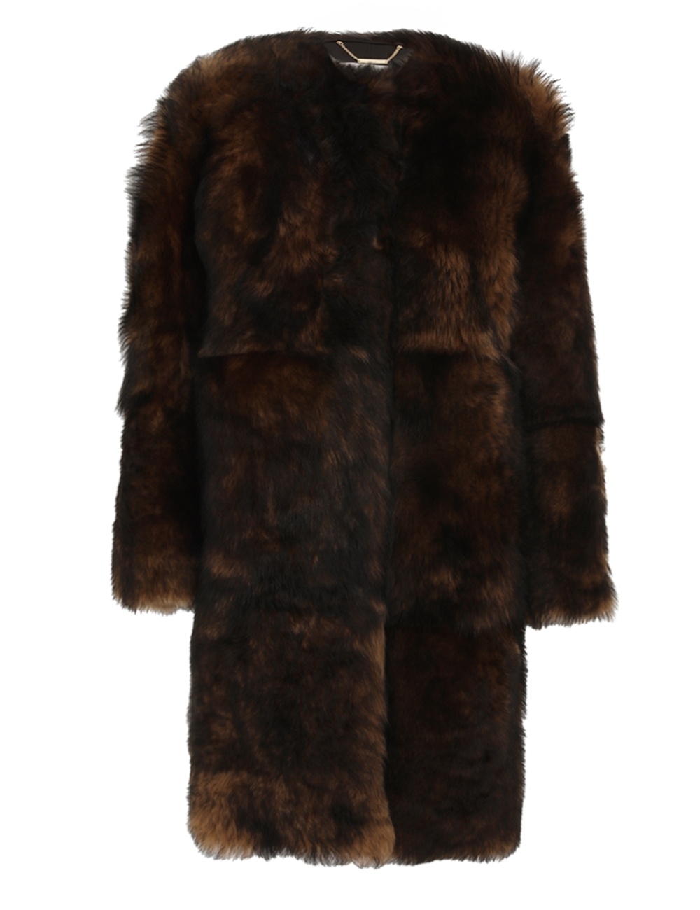 ILLUSTRATION SHEARLING COAT - 1