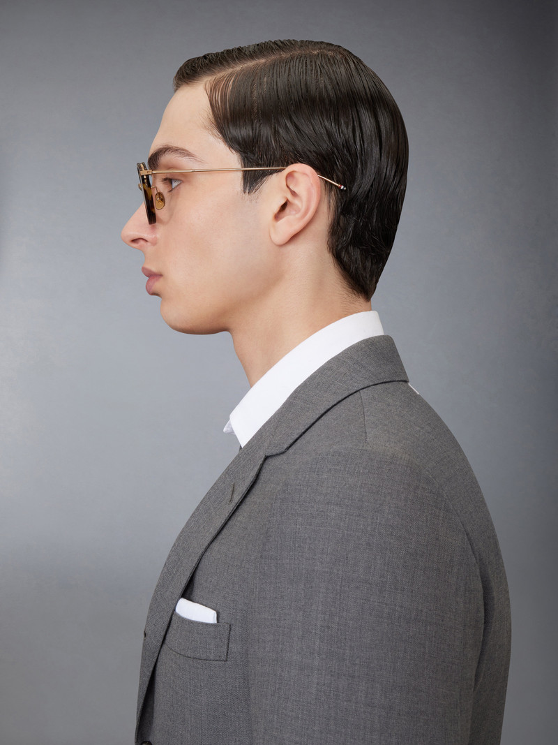 Tortoise Acetate And Titanium Round Eyeglasses 5