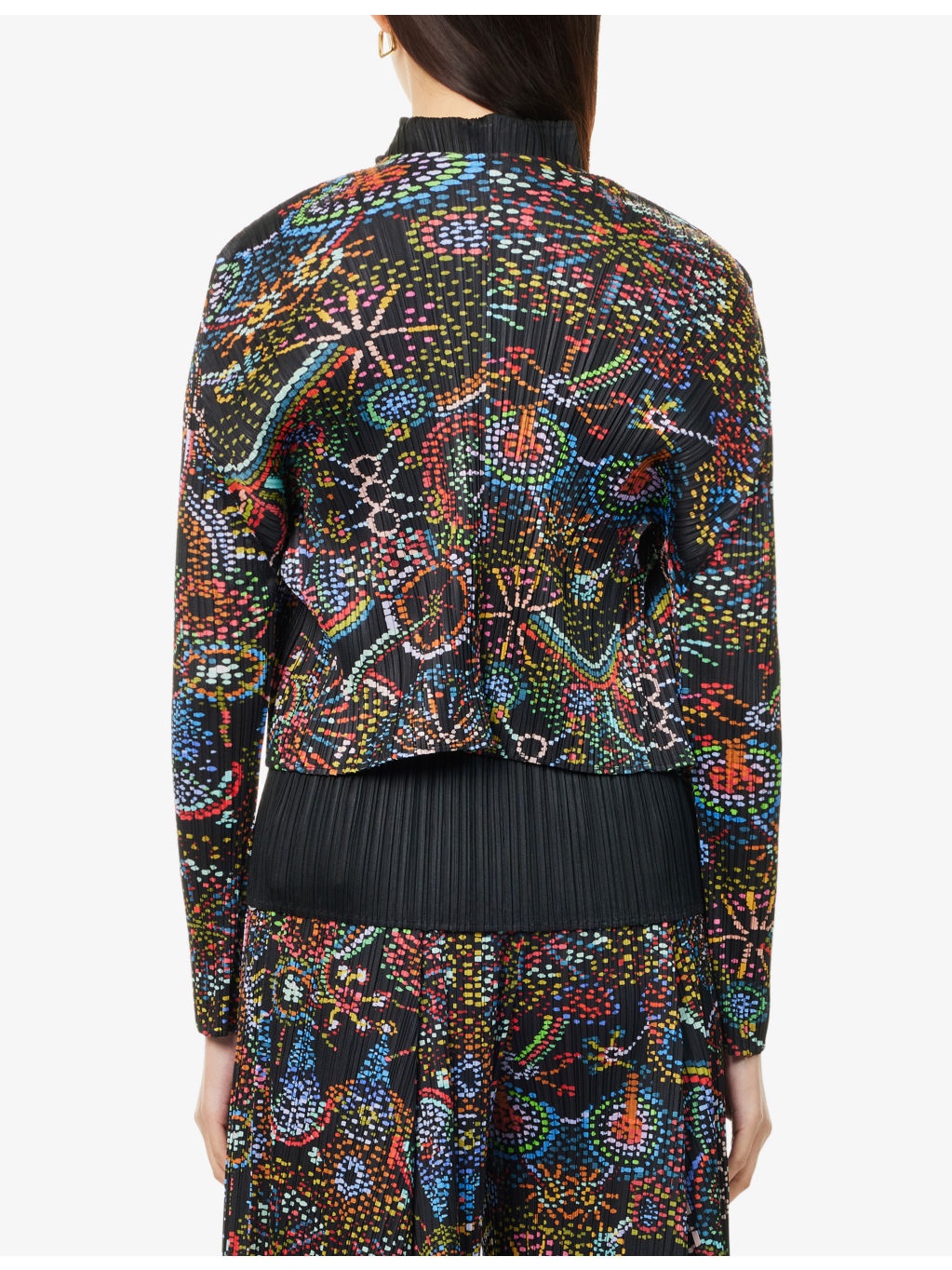 Light Festival Pleated Knitted Cardigan - 4