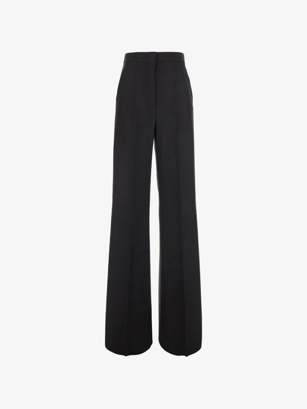 pressed-crease wide-leg tailored trousers - 1