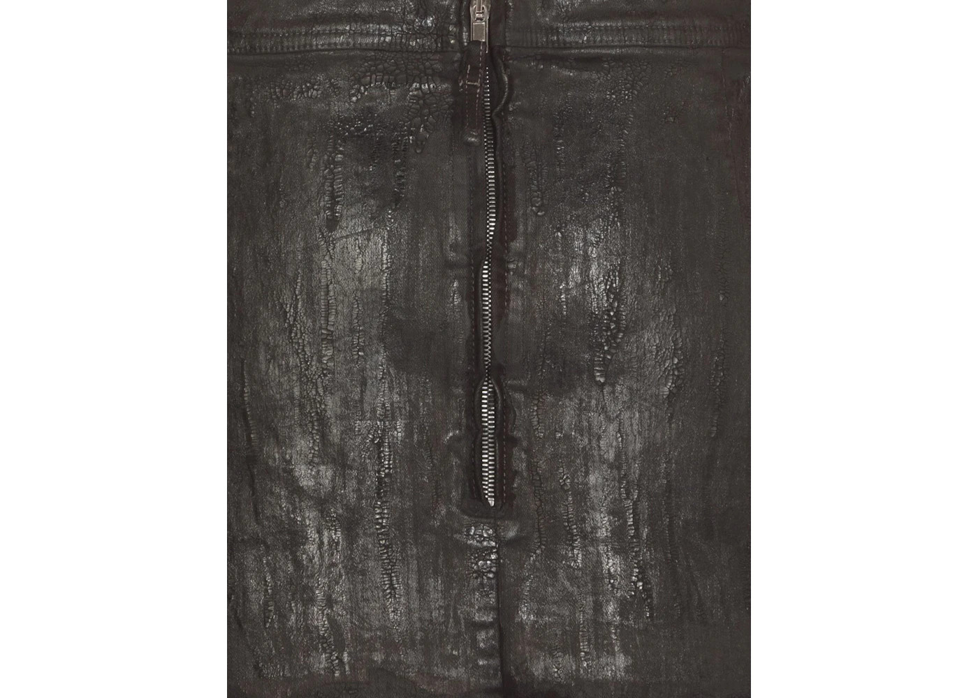 Rick Owens Mini Denim Skirt Black - 2