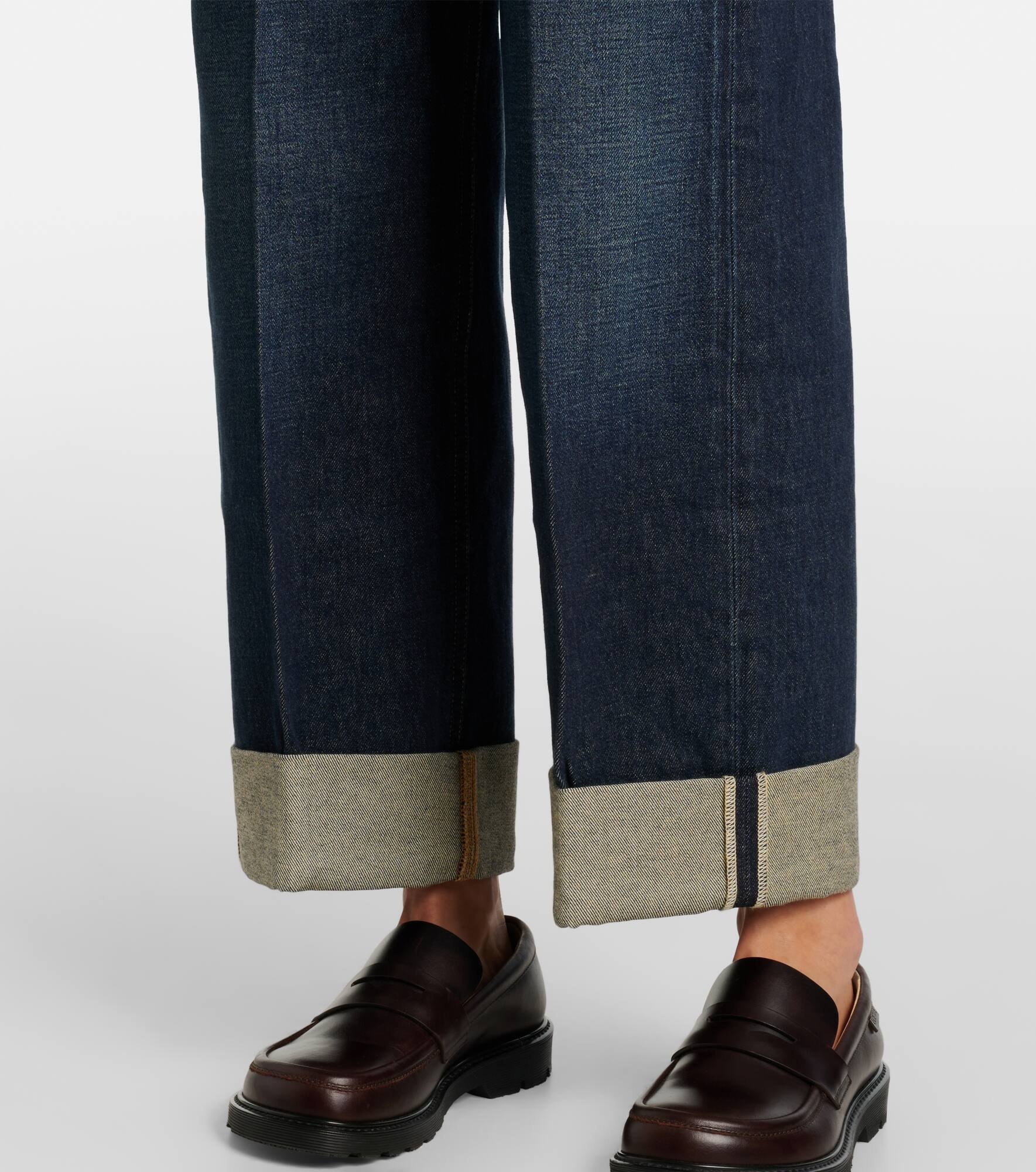 Ayla high-rise wide-leg jeans - 5