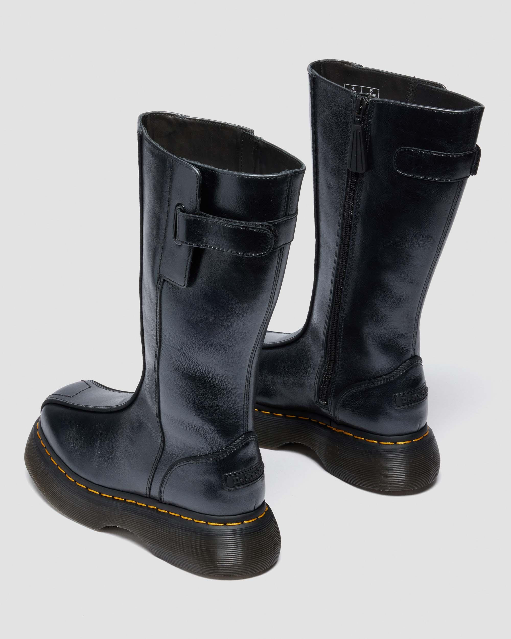 BUZZ HI Tall Eclipse Leather Boots - 5