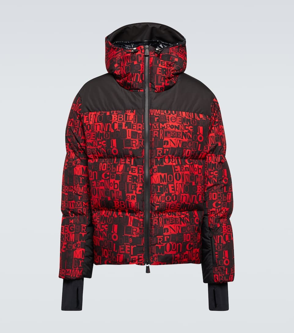 Mazod printed down ski jacket - 1