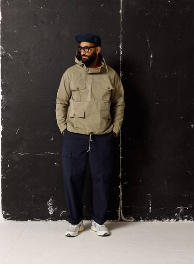 Nigel Cabourn British Army Smock in Washed Army outlook