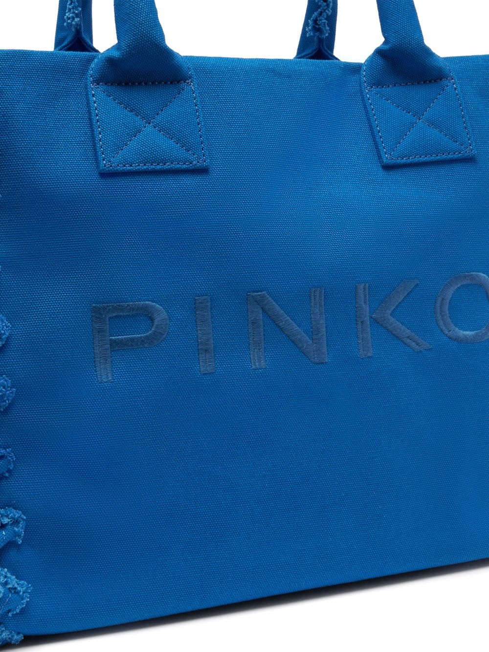 logo-embroidered beach bag - 3