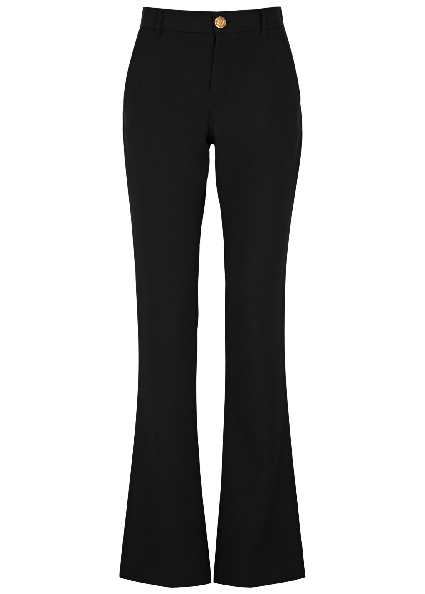 Bootcut wool trousers - 1