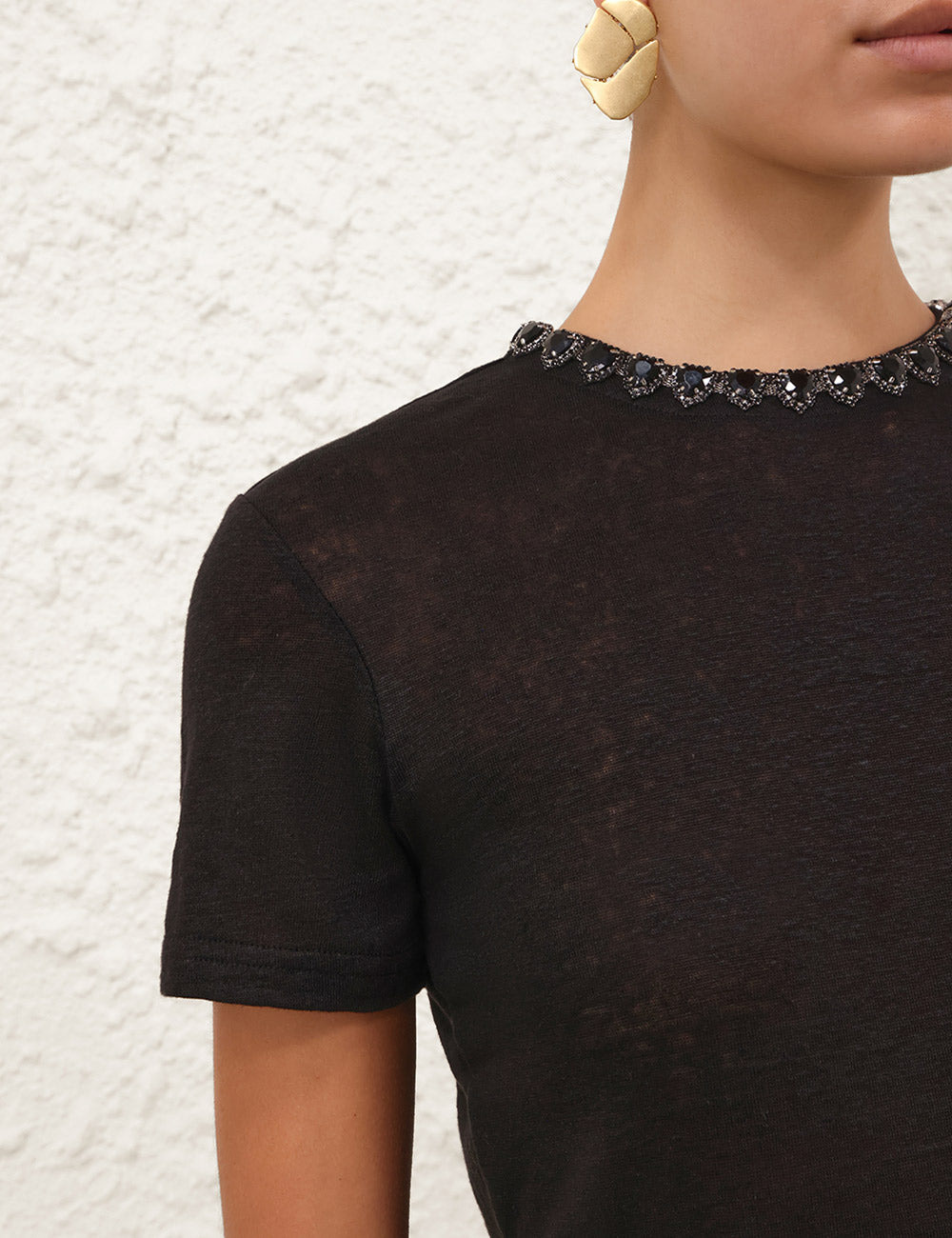 Embellished Tee - 5