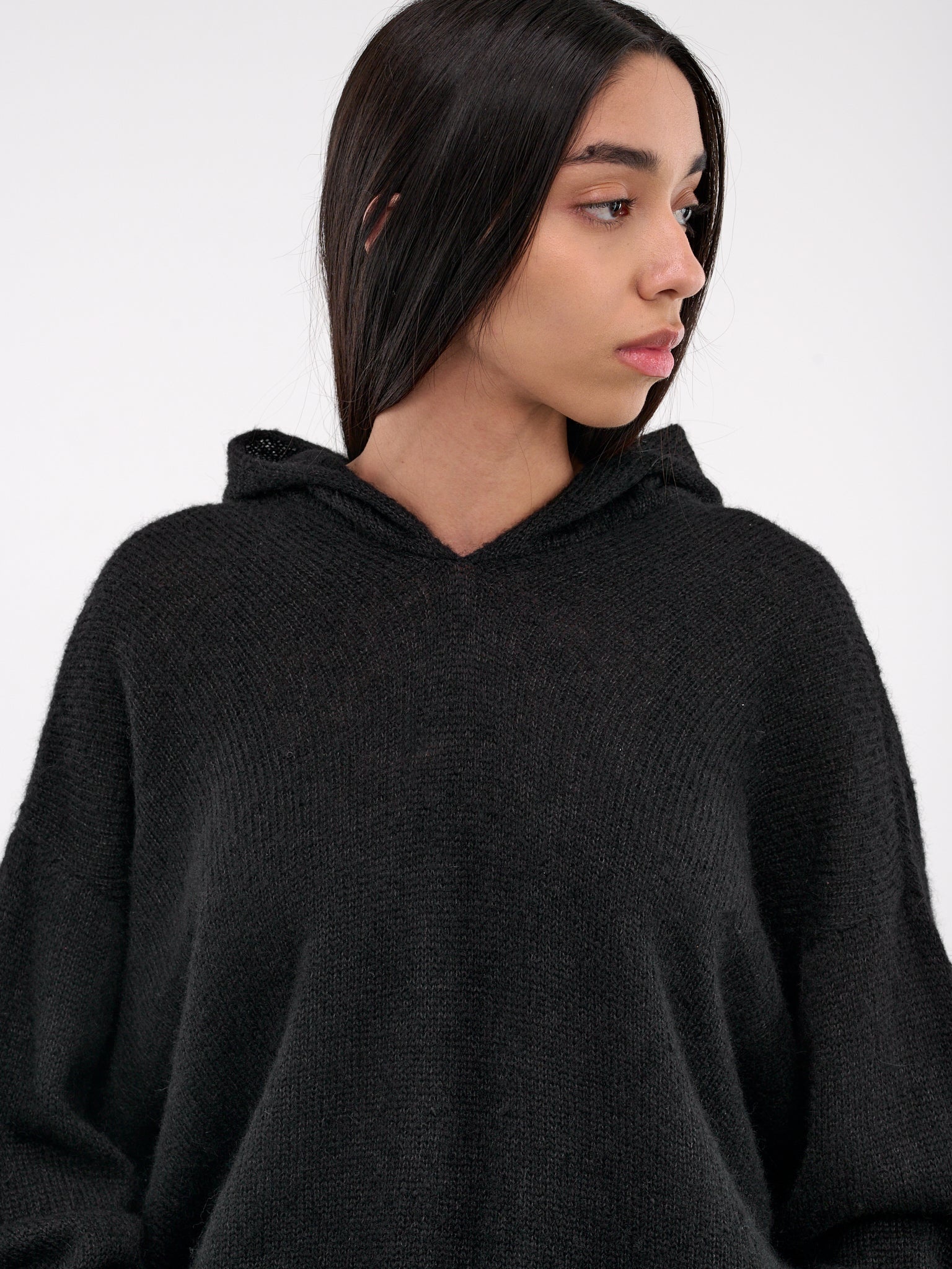 Hand-Knit Oversized Hoodie - 5