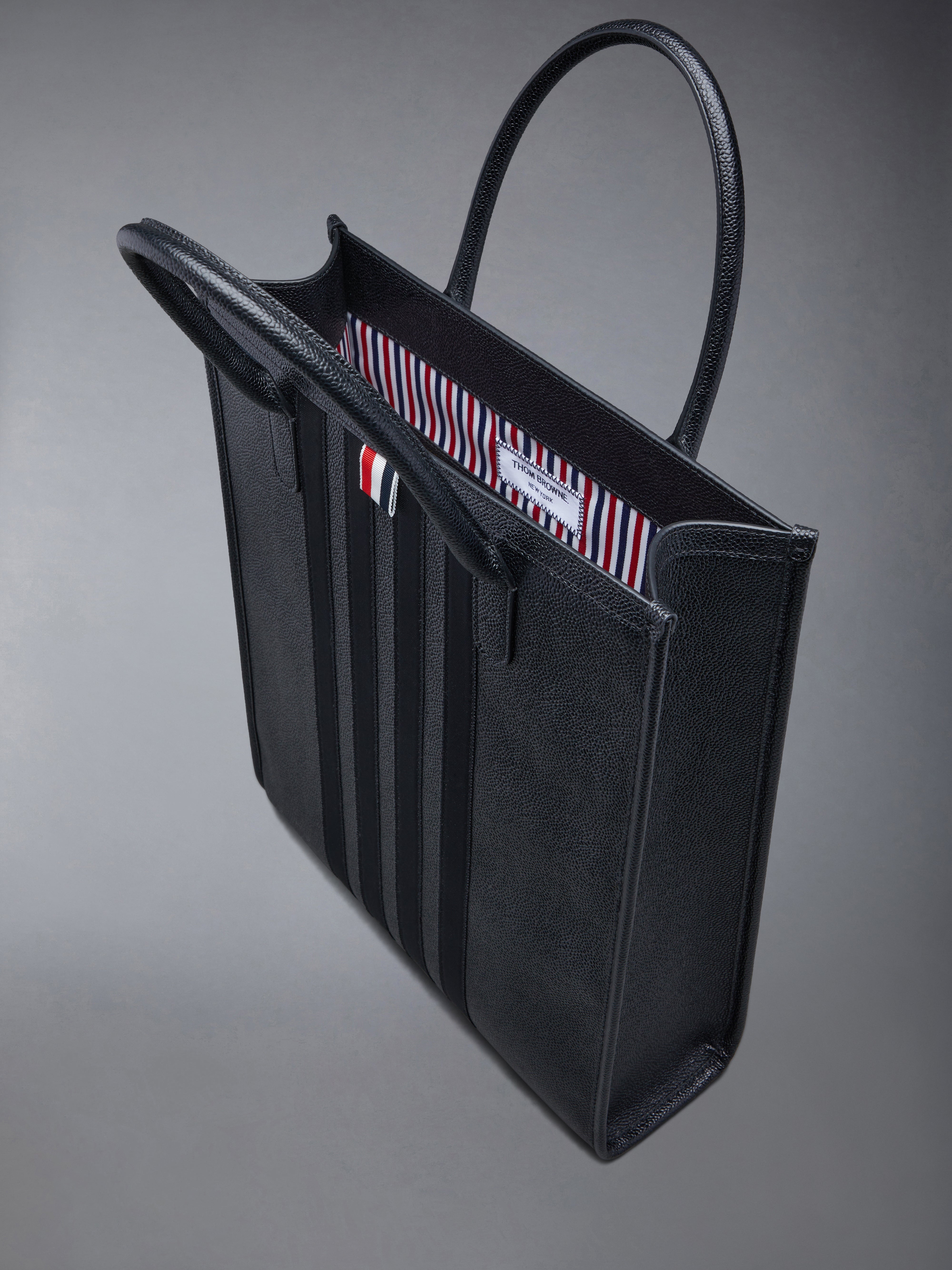 PEBBLE GRAIN 4-BAR TOTE - 5