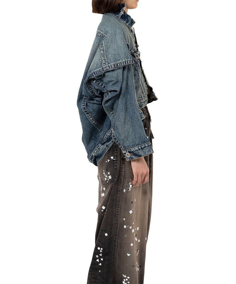 Asymmetric Denim Jacket 13
