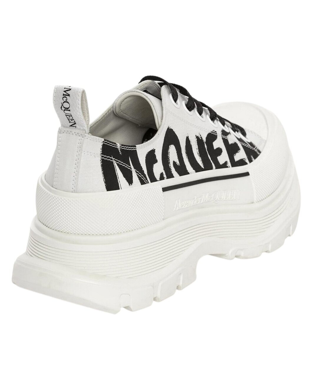 Alexander McQueen Tread Slick Lace Up Leather Sneaker - 3