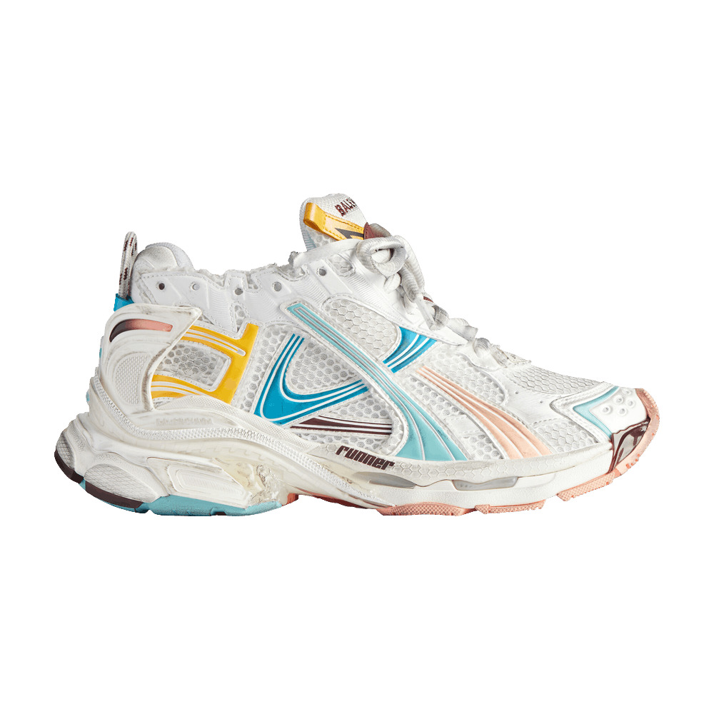 Balenciaga Wmns Runner Sneaker 'Worn-Out - White Blue Pink' - 1