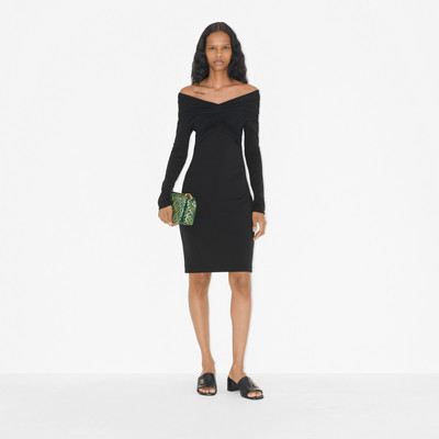 Burberry Gathered Stretch Jersey Dress outlook