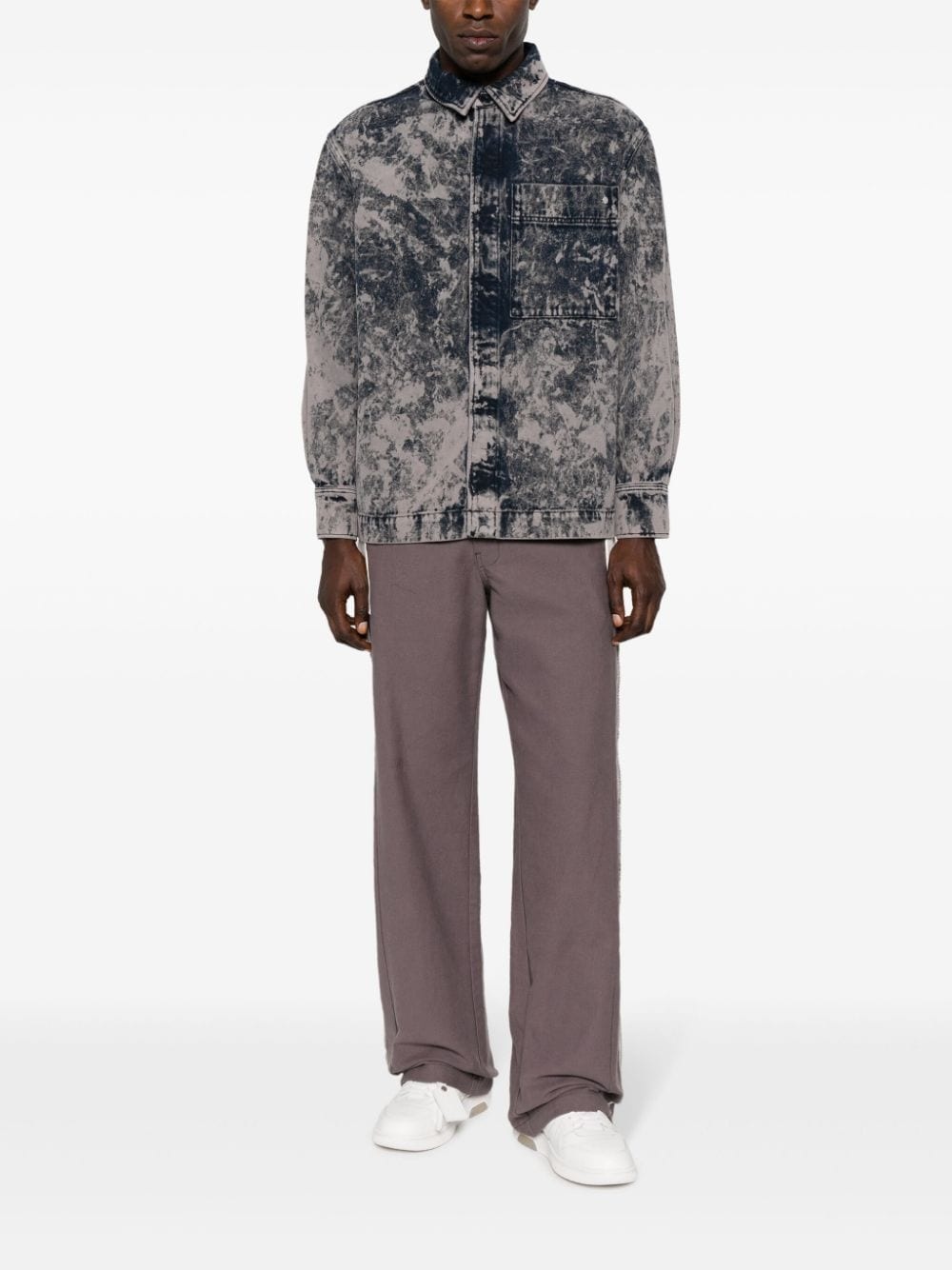 organic cotton denim shirt - 2