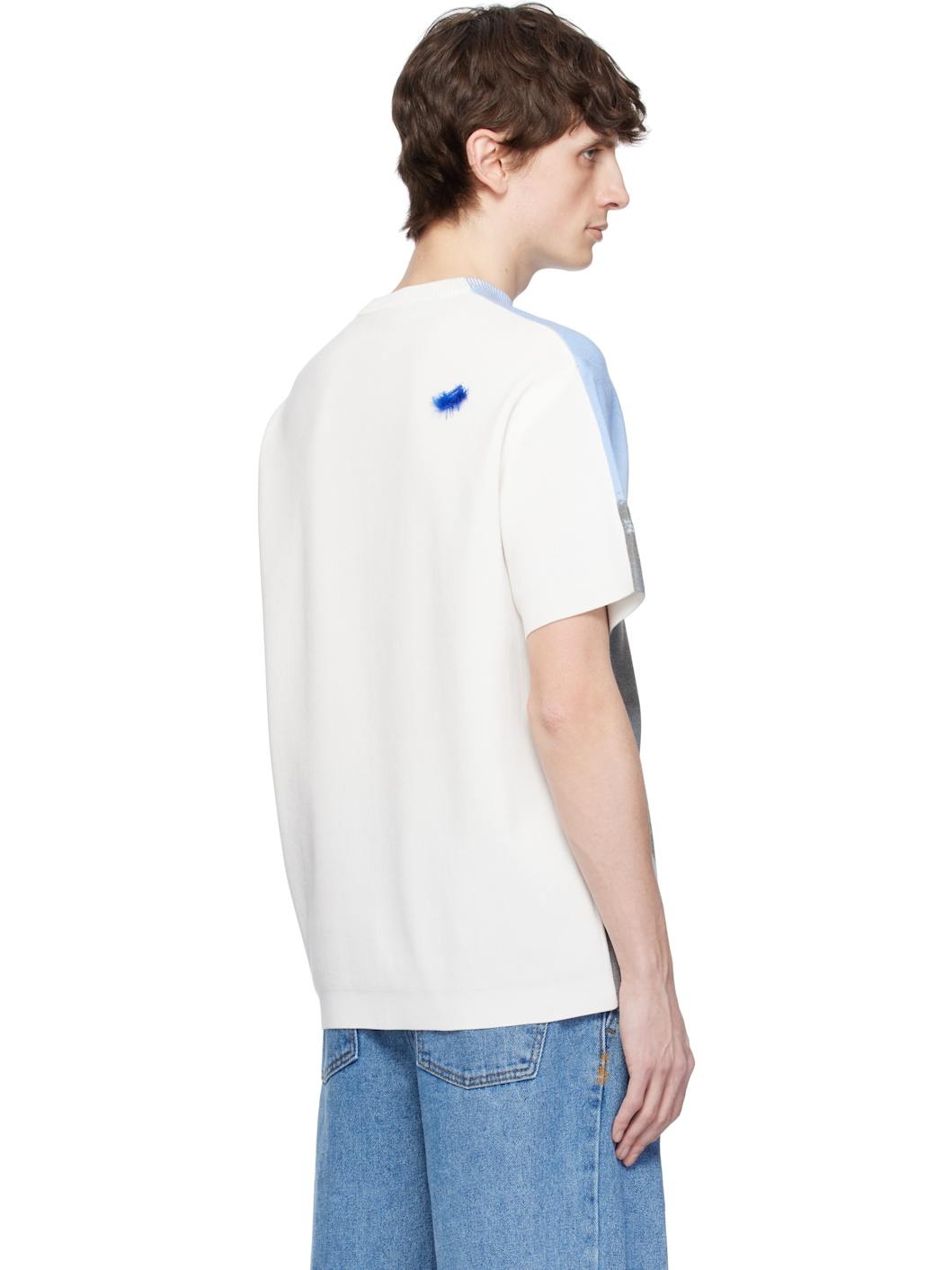 White Half S Pull-Over 0503 T-shirt - 3