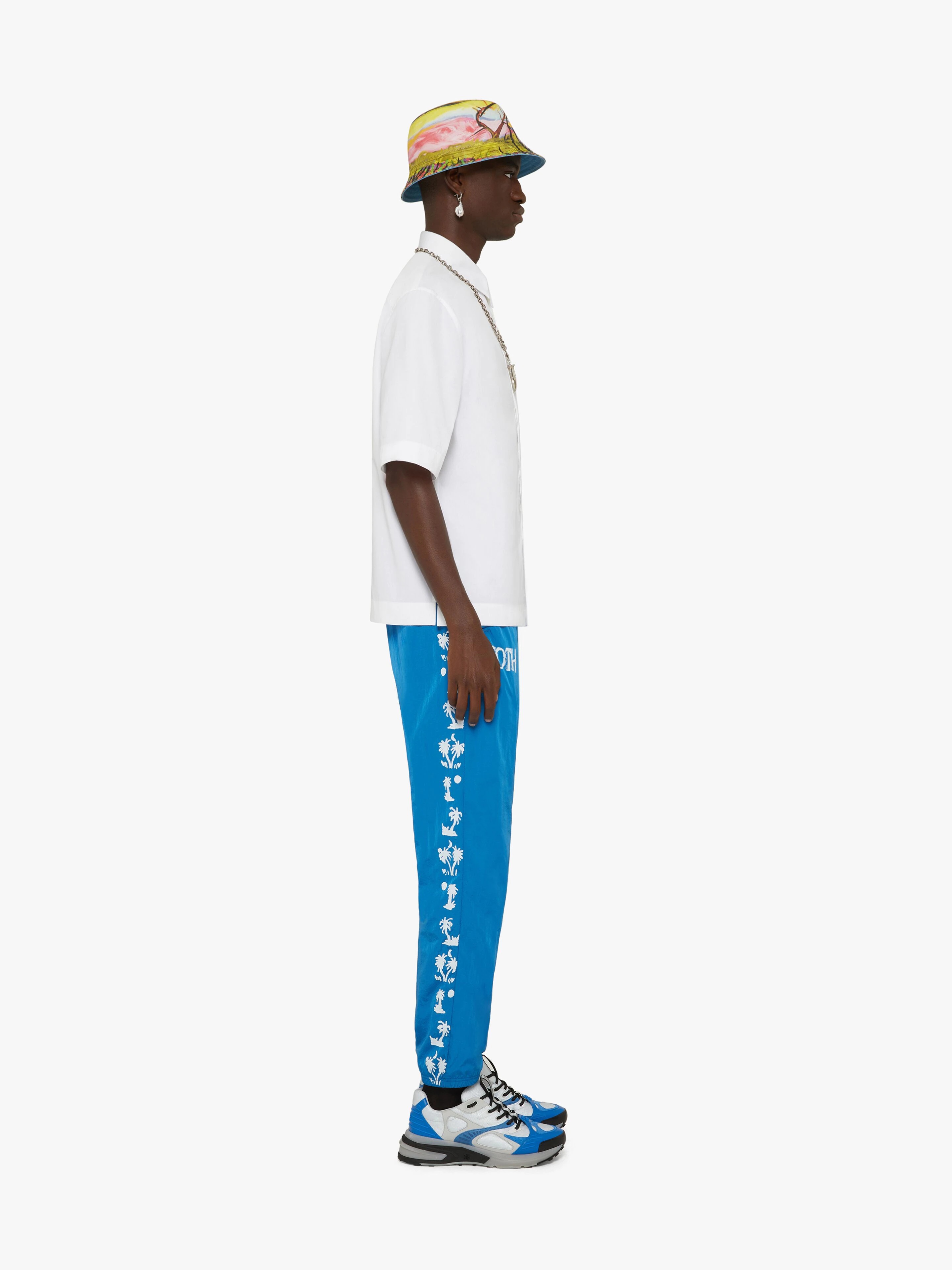 SLIM FIT JOGGER PANTS IN GIVENCHY GOTH NYLON - 3