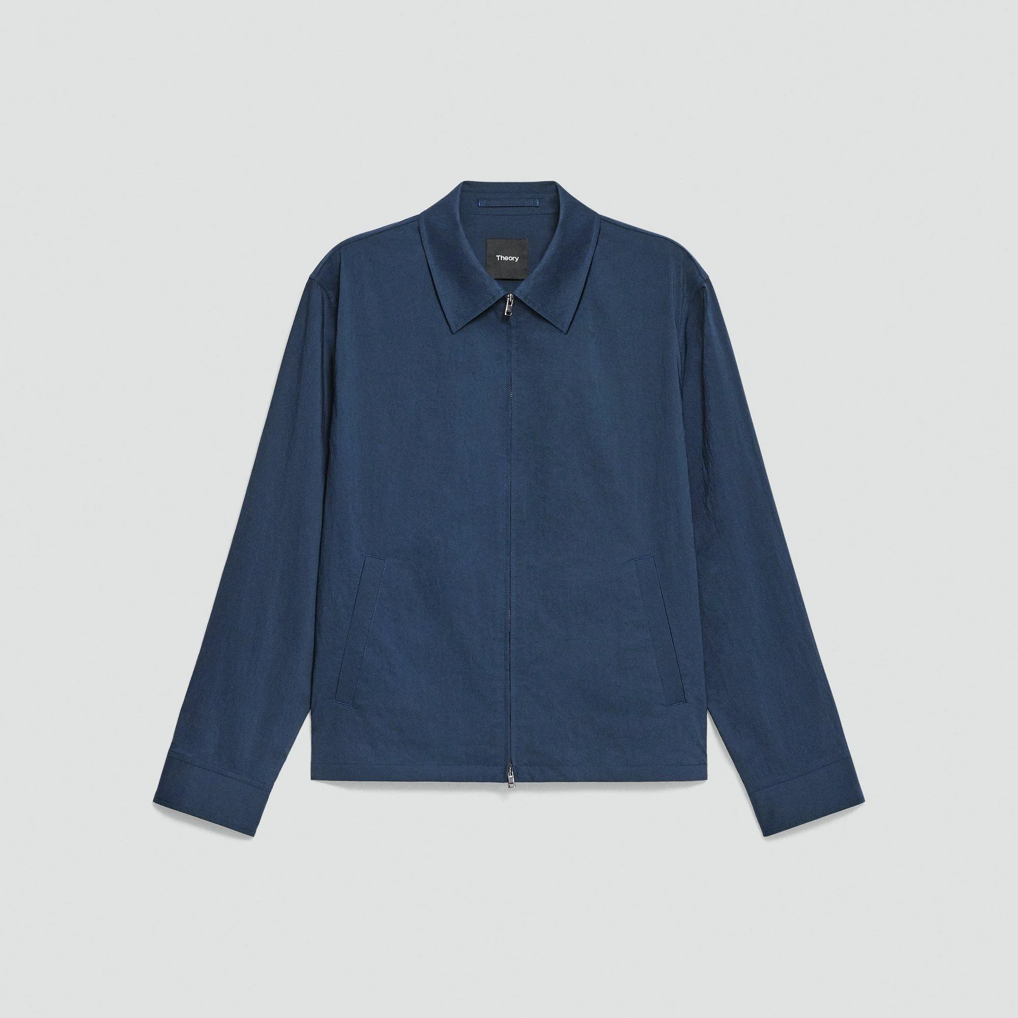 City Zip Jacket in Textured Nylon - 1